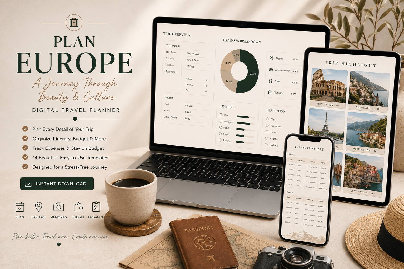 All-in-One Travel Planner