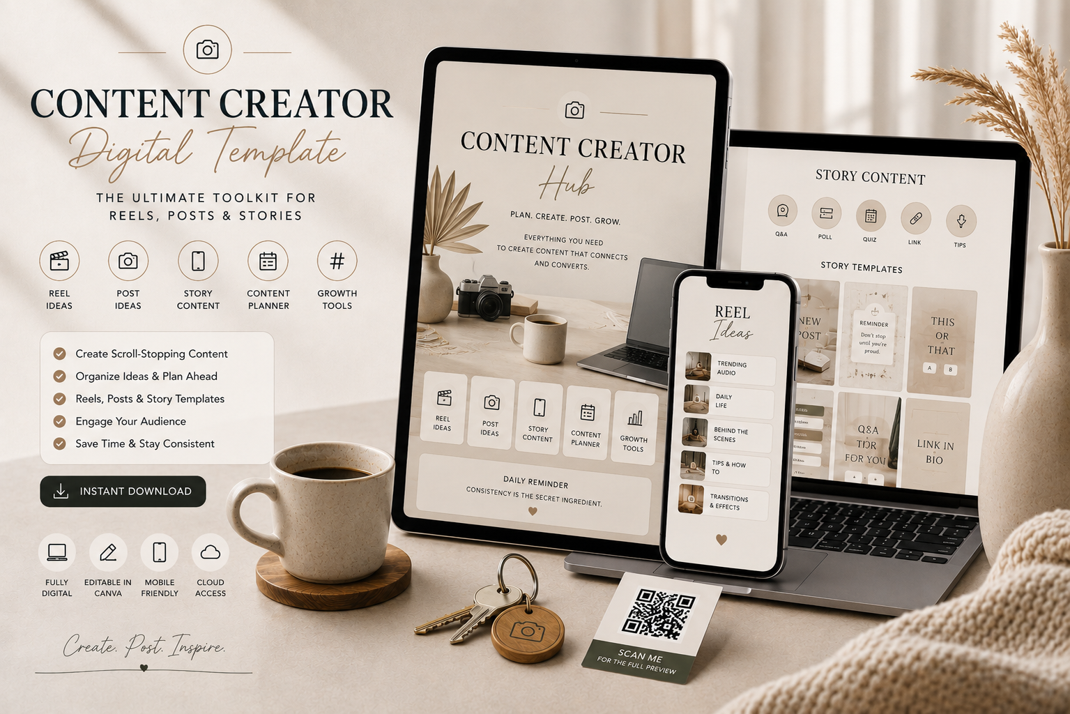 Content Creator Digital Template