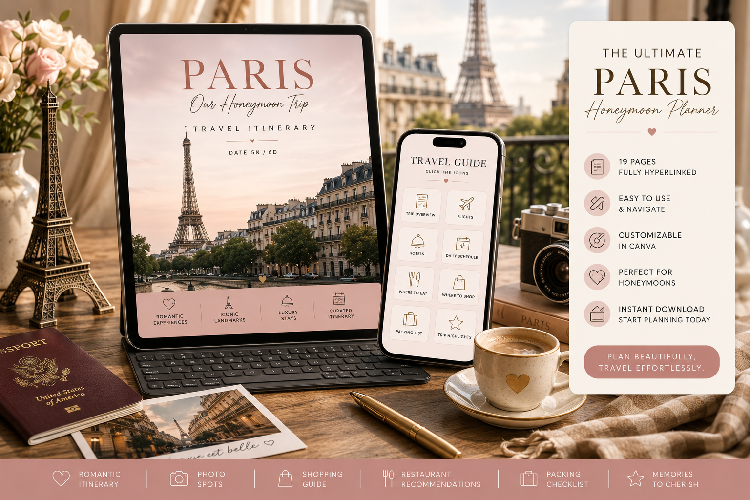 Paris Honeymoon Planner